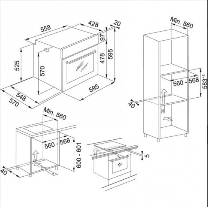 FRANKE%20LİNEAR%20FSL%2086%20H%20BK%20BLACK%20FIRIN