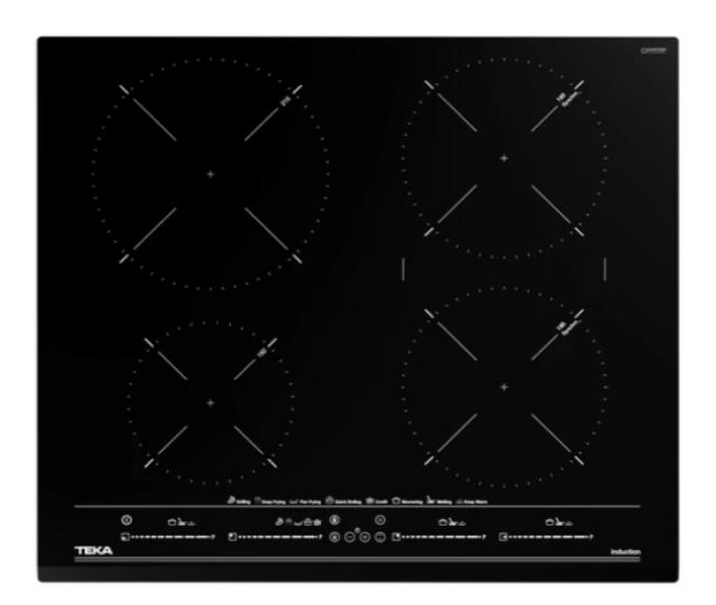 60 cm 4 pişirme bölmeli İndüksiyon Ocak ve Direct Function Multislider