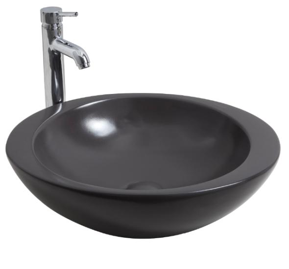 Smanni Adara Tezgahüstü Lavabo  53 x 45.5 cm MAT ANTRASİT