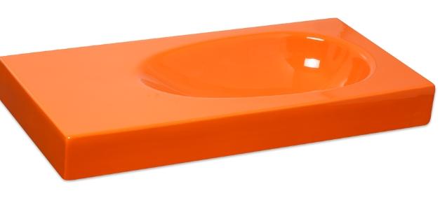 Smanni Bunda  91 x 45 cm Etajerli Lavabo turuncu