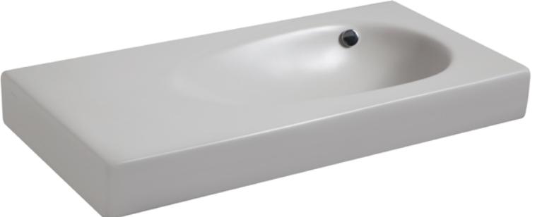 Smanni Bunda  91 x 45 cm Etajerli Lavabo mat gri