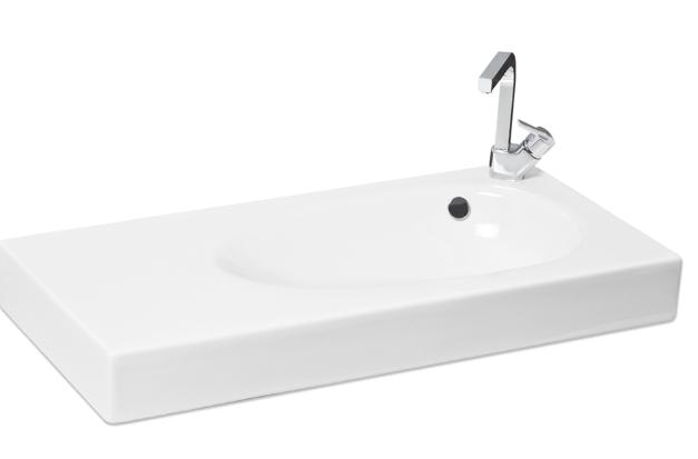 Smanni Bunda BD  91 x 45 cm Etajerli Lavabo  Batarya Delikli 