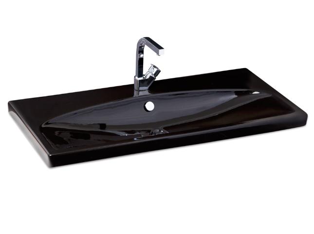 Smanni Heka  100 x 46 cm Lavabo siyah