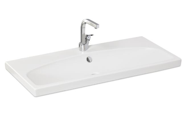 Smanni Heka  100 x 46 cm Lavabo mat beyaz