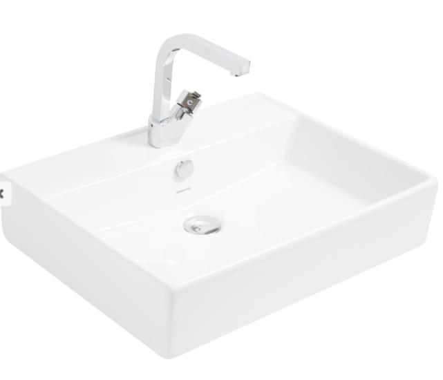 Smanni Kastra  60 x 46 cm Tezgahüstü Lavabo beyaz