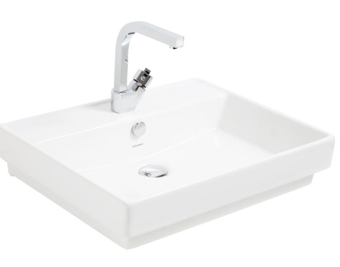 Smanni Kastra GM  60 x 46 cm Gömme Lavabo mat beyaz