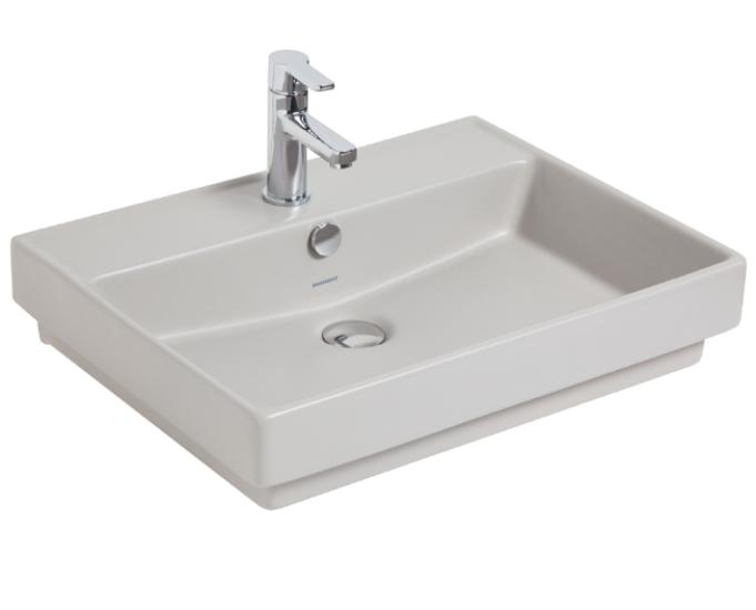 Smanni Kastra GM  60 x 46 cm Gömme Lavabo mat gri