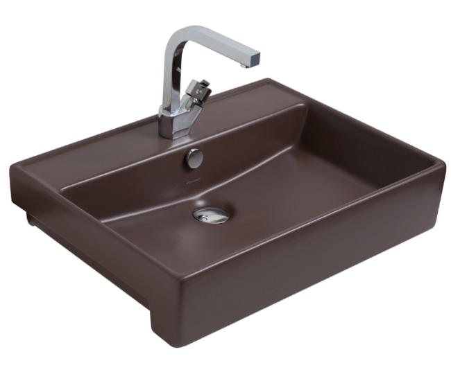 Smanni Kastra YT  60 x 46 cm Yarım Tezgah Lavabo 