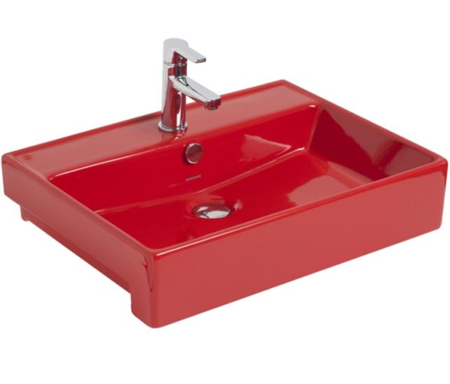 Smanni Kastra YT  60 x 46 cm Yarım Tezgah Lavabo