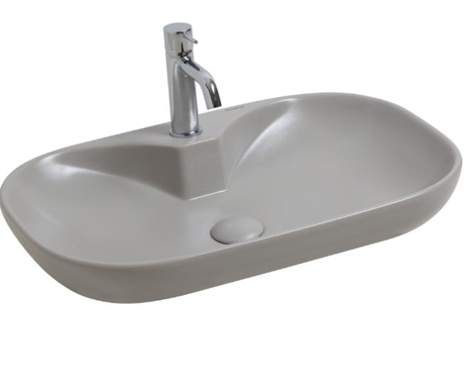 Alya 65 BD Tezgahüstü Lavabo (Batarya Delikli)  65 x 41 cm