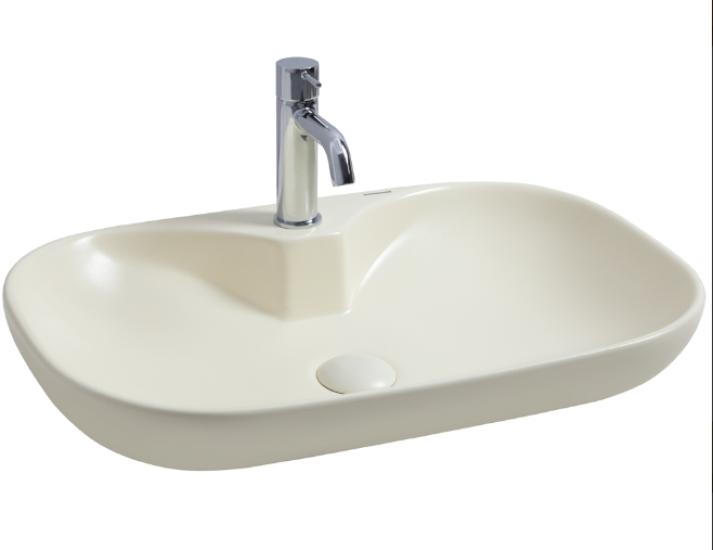 Alya 65 BD Tezgahüstü Lavabo (Batarya Delikli)  65 x 41 cm