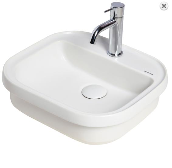 Sargas 45 GM  45 cm x 40 cm Gömme Lavabo